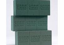 Smithers Oasis 3 Ideal Bricks Oasis Floral Foam for Fresh Flower Diplays and Arrangements.