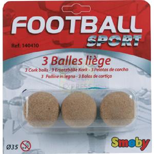 Smoby 35mm Pack of 3 Footballs