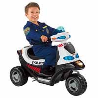 Smoby Battery Powered Police Scooter