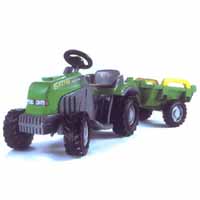 Smoby Battery Powered Tractor & Trailer
