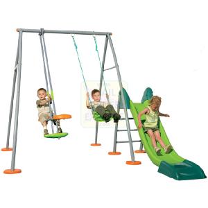 Metal Tahiti Slide and Swing Playcentre