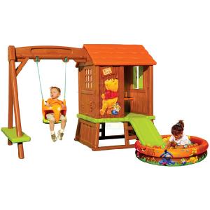 Winnie The Pooh Cabin Swing and Pool