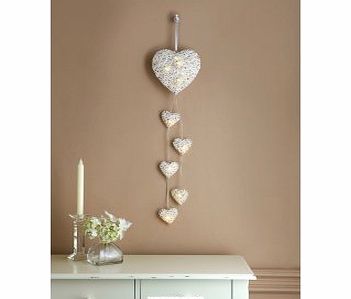 Smoh 6 LED Hanging String Heart Light