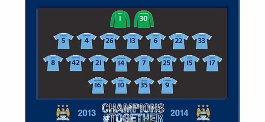 SMT Associates Ltd Manchester City Champions #Together Squad