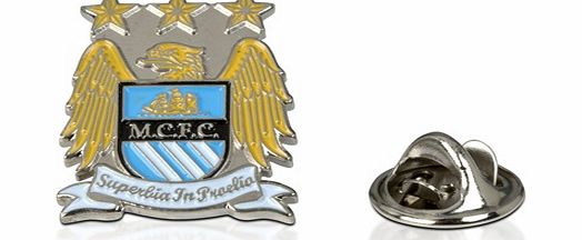 SMT Associates Ltd Manchester City Colour Crest Badge CITYCREBDG