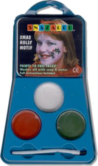 3 colour theme pk Holly Motif