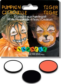Snazaroo 3 colour theme pk Tiger/Pumpkin