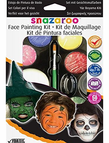 Snazaroo Face Paint Palette Kit - Halloween