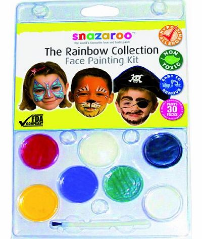 Snazaroo Face Paint Rainbow Collection Kit