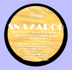 Snazaroo Snazaroo Face Paint - 18ml - Ochre Yellow (244)