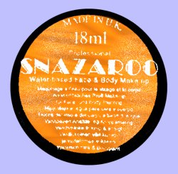 Snazaroo Snazaroo Face Paint - 18ml - Sparkle Orange