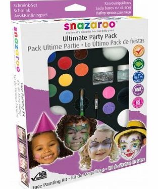 Snazaroo Ultimate Party Pack Face   Body Paint Painting Kit Makes 65  Faces