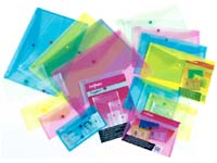 Snopake 10070 Polyfile DL assorted colour clear