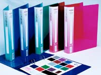 Snopake 10165 A4 polypropylene 2 ring binders in