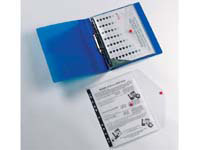 Snopake 12566 Polyfile A4 clear ring binder