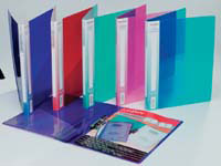 Snopake A4 clear Clamp Binders with 100 sheet