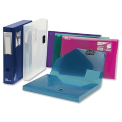 Snopake DocBox Document Box 60mm Blue A4 Ref 12867