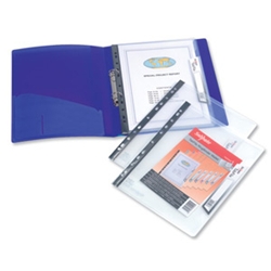Snopake TabFile Ring Binder Wallet Clear A4 Ref