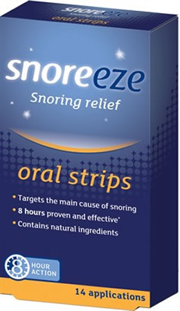 Snoreeze Snoring Relief Oral Strips 14 Pack
