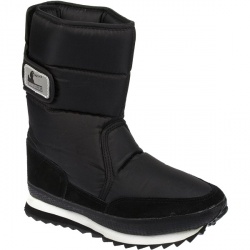 Snow Joggers Female Jog Textile/Leather Upper Textile Lining Casual in Black