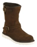 Snowjoggers Office Alamo Buckle Boot Brown Nubuck - 3 Uk