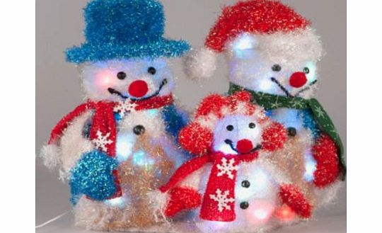 Snowman Family Christmas Decoration