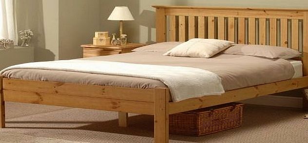 Snuggle Beds Alder Antique 4FT6 Double Bed Frame Antique Wax