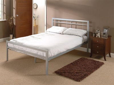 Snuggle Beds Buckingham Silver Single (3) Slatted Bedstead