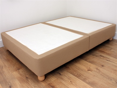 Snuggle Beds Executive Divan Base On Legs (Biscuit) Small