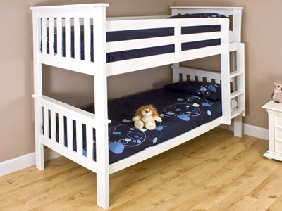 Snuggle Beds Madison Bunk Bed White Single (3)