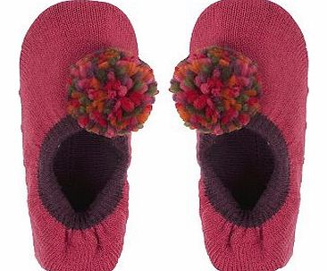 So Snug Pompom Footsie size 4-7 10176366