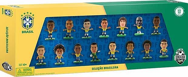 SoccerStarz Brazil 15 Team Figurine Pack