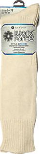 Sock Shop, 1228[^]7037H Protective Knee-High Socks Cream Size