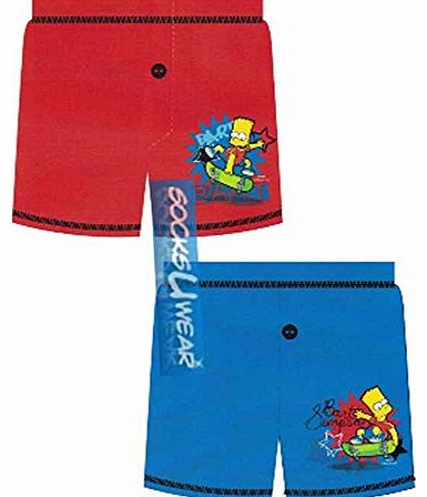 Socks Uwear New Boys Bart Simpsons Cartoon Character Boxer Shorts Underwear 5-6 years
