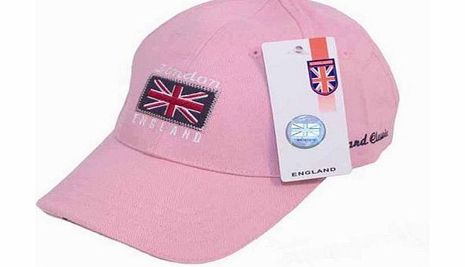 Socks Uwear Unisex Adult Baseball Cap Union Jack Flag London England Logos Summer Hat Pink