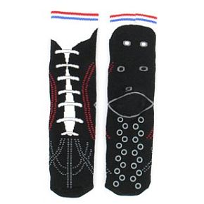 Sockshop Boys 1 Pair Football Shoe Cotton Rich Slipper Socks 12.5-3.5 Kids - Black