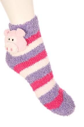 Sockshop Ladies 1 Pair 3D Piggy Soft Sock
