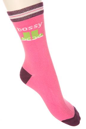 Sockshop Ladies 1 Pair Bossy Boots Cotton Rich Socks