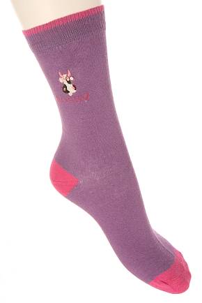 Sockshop Ladies 1 Pair Bossy Cow Cotton Rich Socks