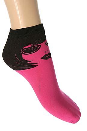 Ladies 1 Pair Face Design Anklet