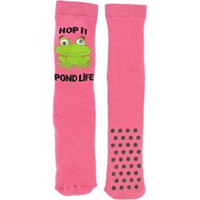 Sockshop Ladies 1 Pair Hop It Frog Cotton Rich Slipper Socks