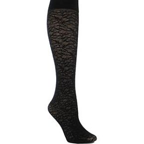 Ladies 1 Pair Spring Vine Knee Highs