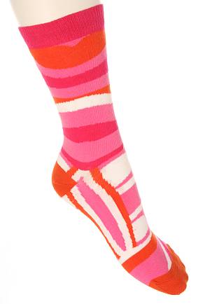 Sockshop Ladies 2 Pair Abstract Design Cotton Rich Socks