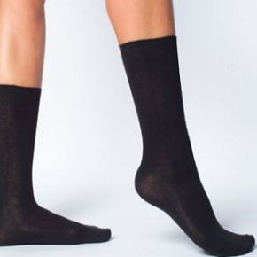 Sockshop Ladies 3 Pair Essential Plain Cotton Rich Socks 4-7 Ladies - Black