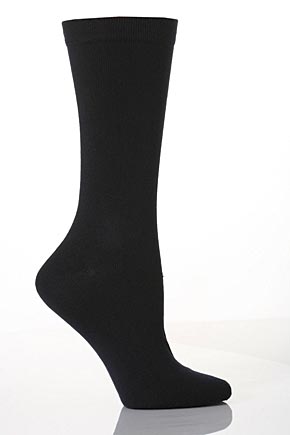SockShop Ladies and Mens 1 Pair SockShop Colours Outstanding Value Plain Navy Cotton Socks Navy
