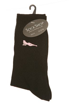 Sockshop Mens 1 Pair Lady In Pink Socks