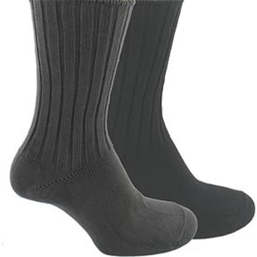 Sockshop Mens 2 Pair Chunky Rib Socks