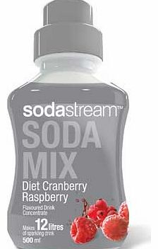 SodaStream Flavour Diet Cranberry and Raspberry