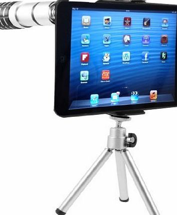 SODIAL(R) 12X Zoom Telephoto Lens Camera Telescope   Telescopic Tripod   Case for iPad Mini
