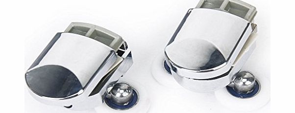 SODIAL(R) 1pair Shower Door Roller Runner Wheel 25mm Wheel Diameter